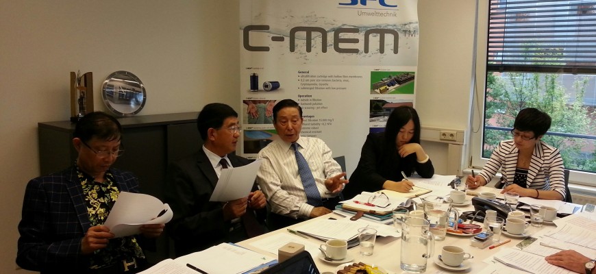 Chinese delegation visits SFC Umwelttechnik GmbH