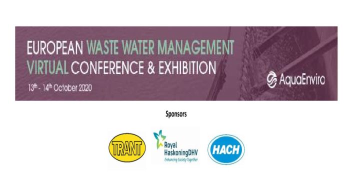 SFCU gemeinsam mit Trant Engineering auf der erstmals virtuellen Europäischen Abwassermanagement-Konferenz