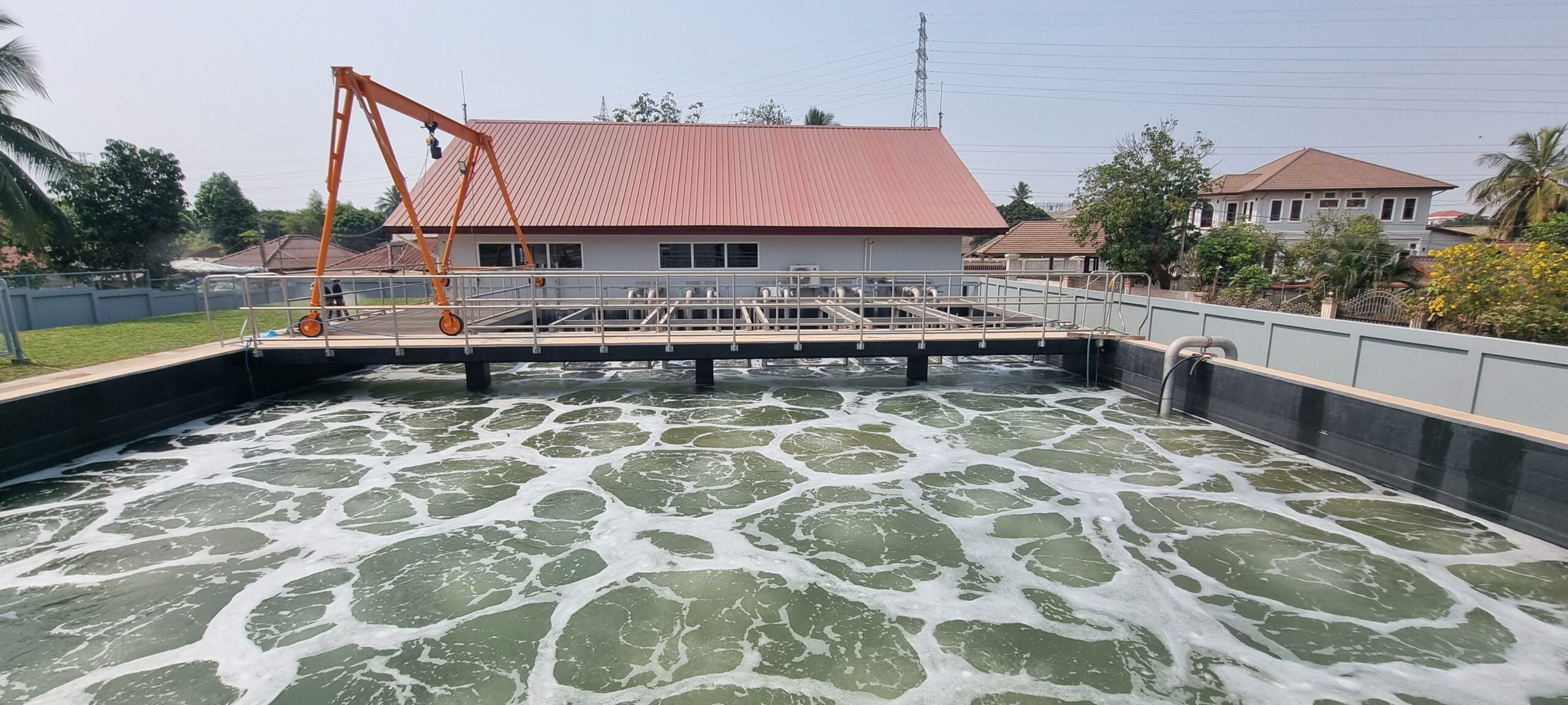Treatment of hospital wastewater in Vientiane Lao