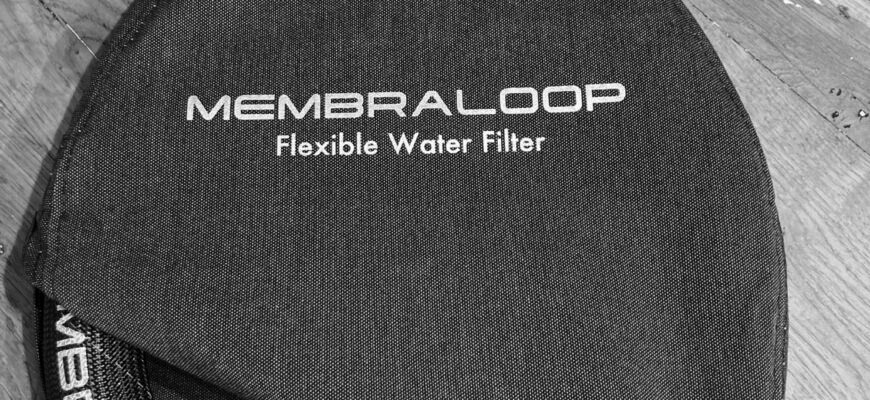 Membraloop ist ein hoch flexibler Wasserfilter in einem Schlauch mit integrierten Ultrafiltrationsmembranen